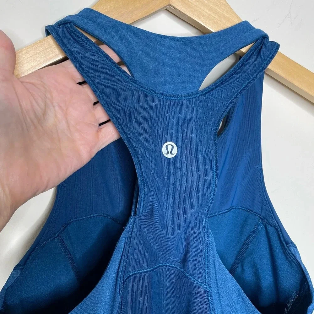 Lululemon Body Con Tank in Poseidon yoga gym streetwear athletic running